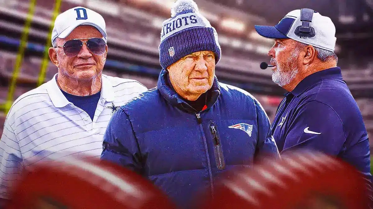 Jerry Jones, Bill Belichick, Mike McCarthy, Cowboys coach