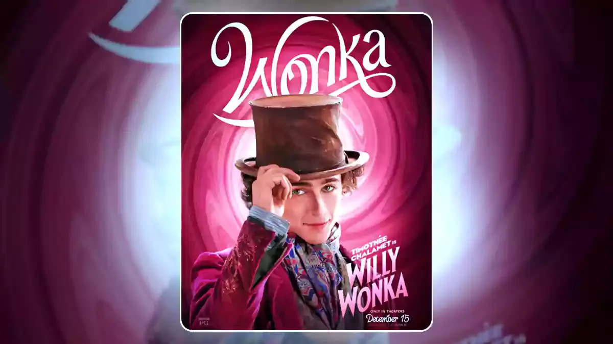 Wonka movie poster.