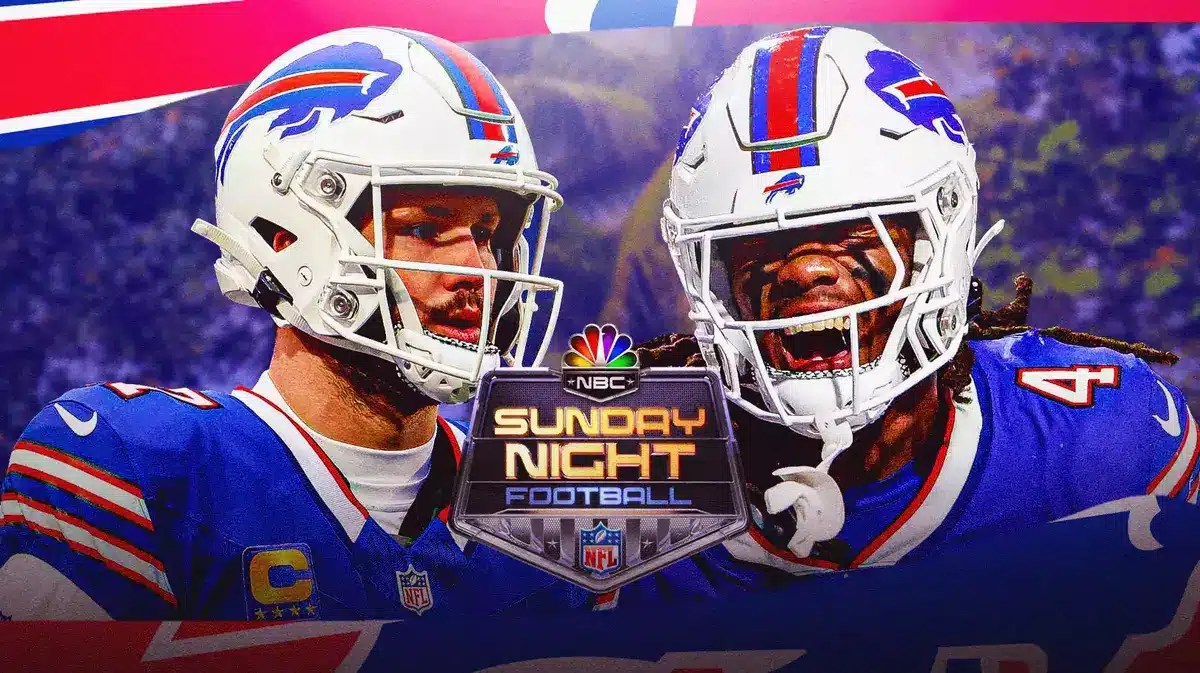 Josh Allen, James Cook, Sunday Night football