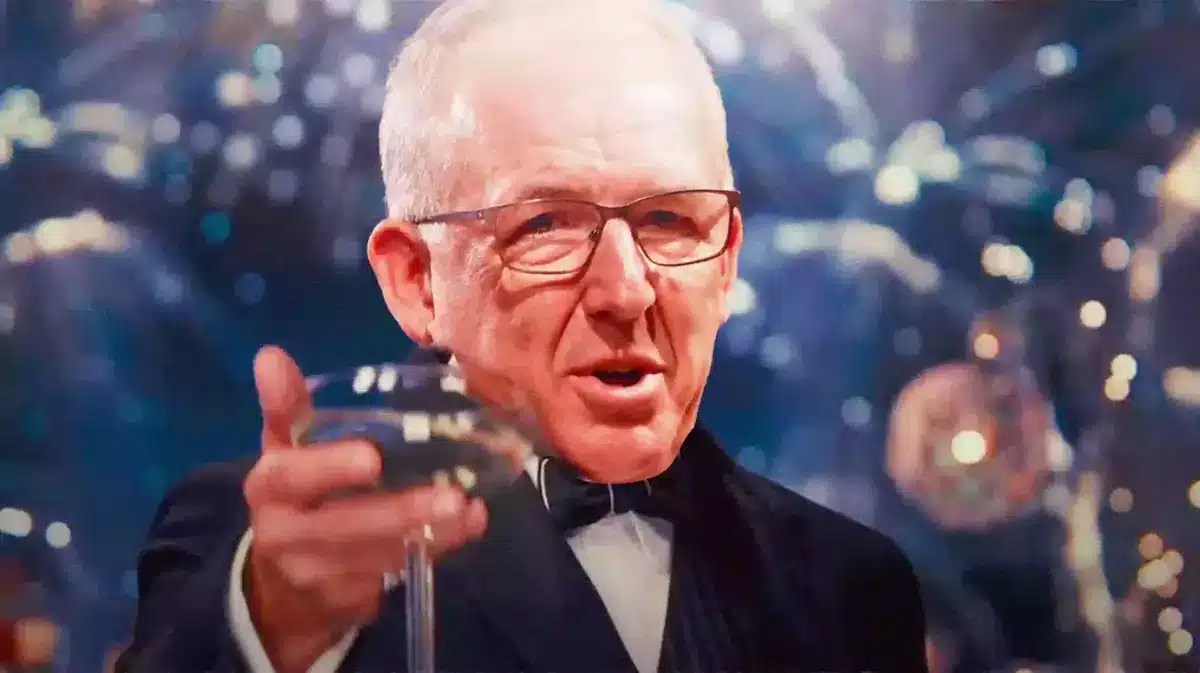 Greg Sankey (SEC commissioner) as the Leo Great Gatsby meme