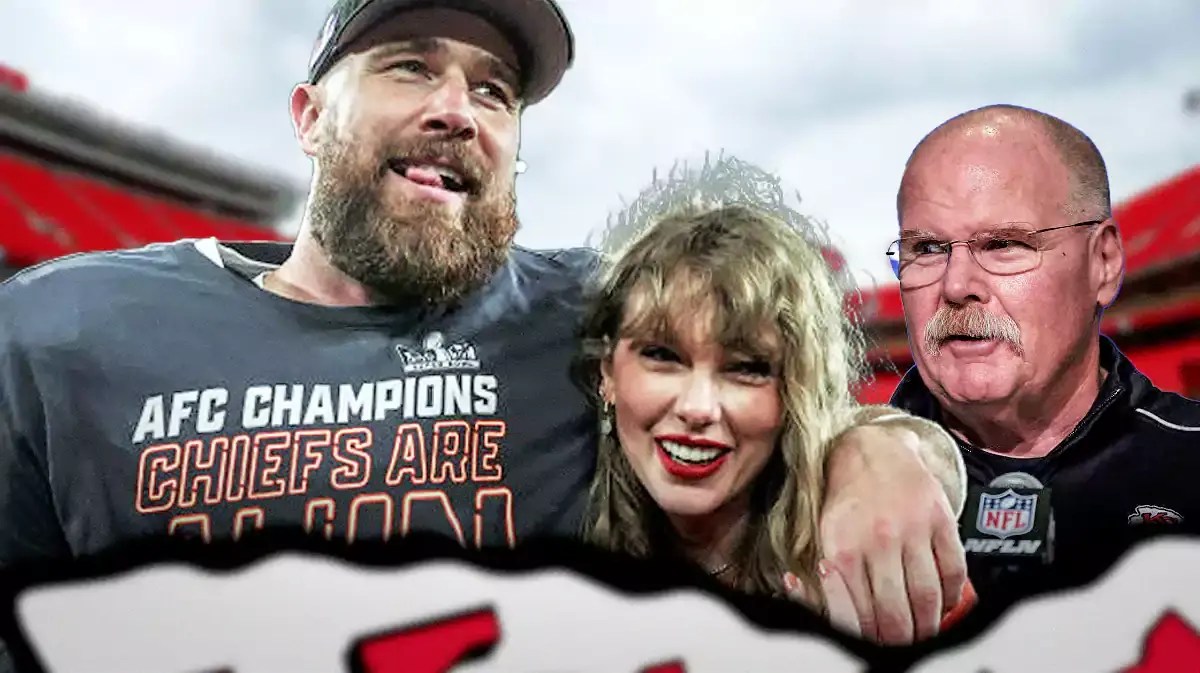 Travis Kelce, Taylor Swift, Andy Reid