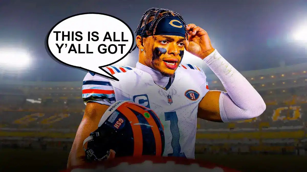 Bears' Justin Fields roasts Packers fans, Green Bay ahead of Week 18