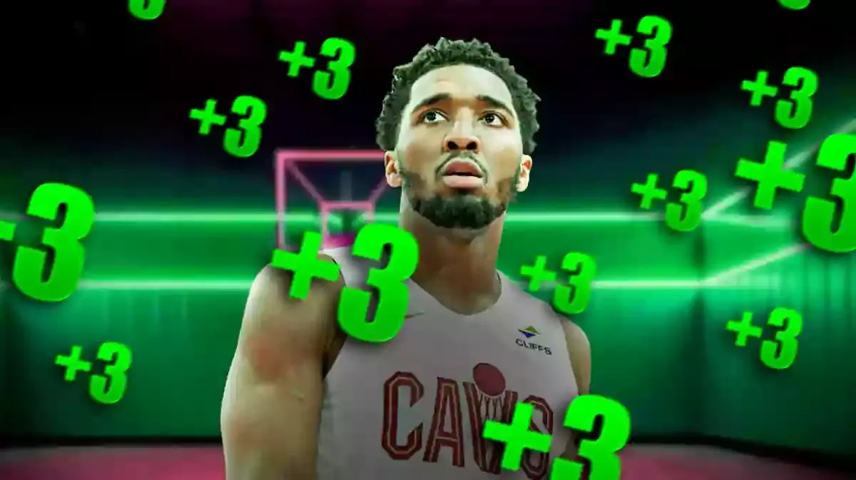 The Cavs' Donovan Mitchell who needs shooting help at the NBA Trade Deadline