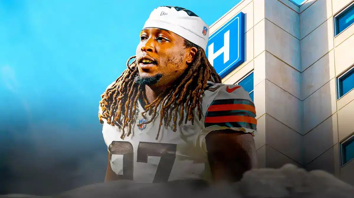 Kareem Hunt, Cleveland Browns, hospital, surgery