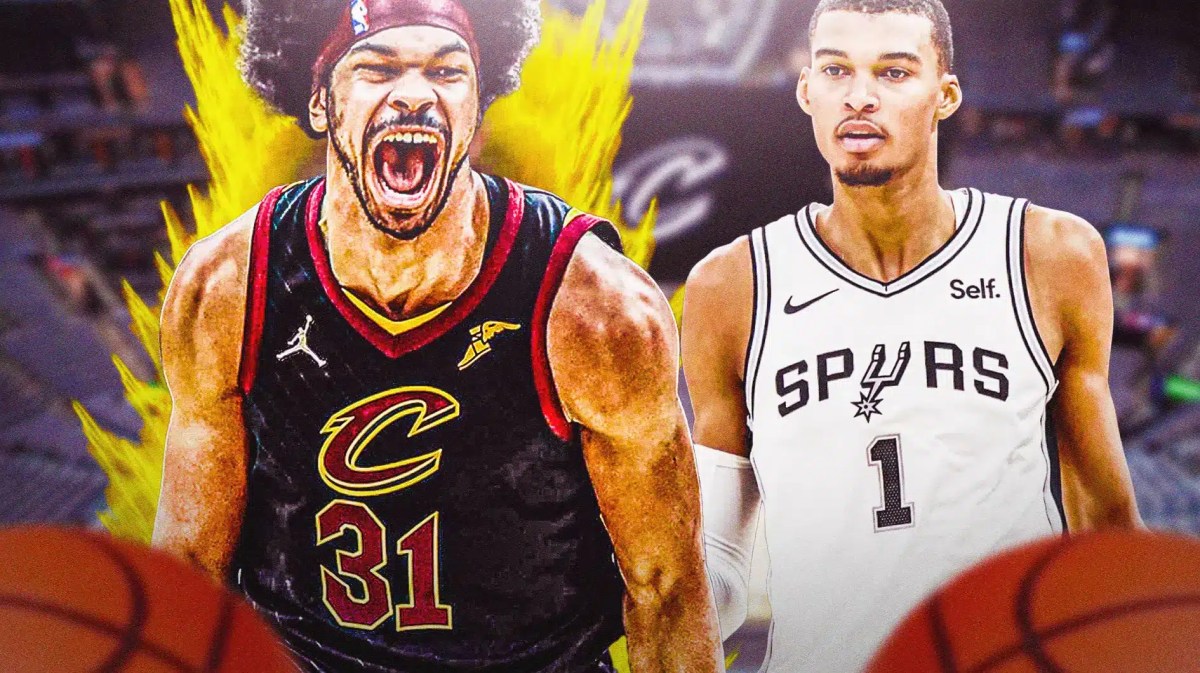 Cavs' Jarrett Allen going Super Saiyan and Spurs' Victor Wembanyama