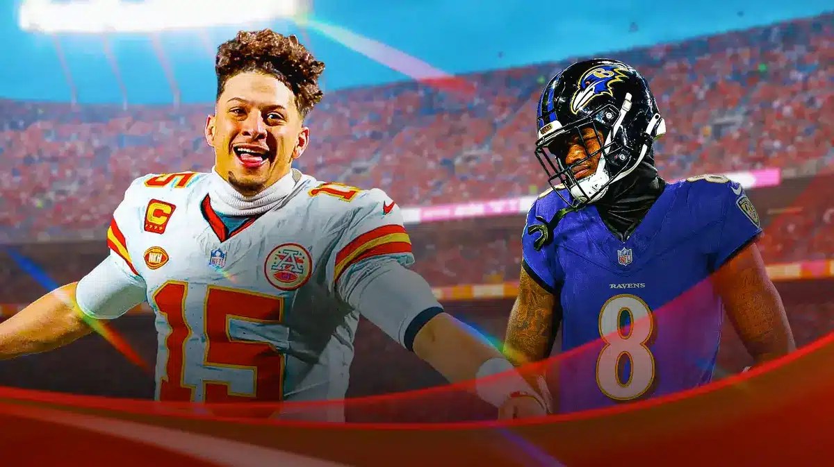 Chiefs' Patrick Mahomes and Ravens' Lamar Jackson