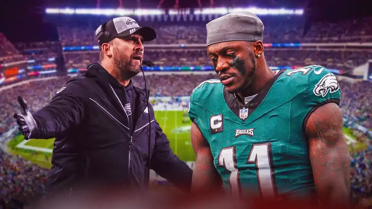 Eagles' Nick Sirianni and AJ Brown