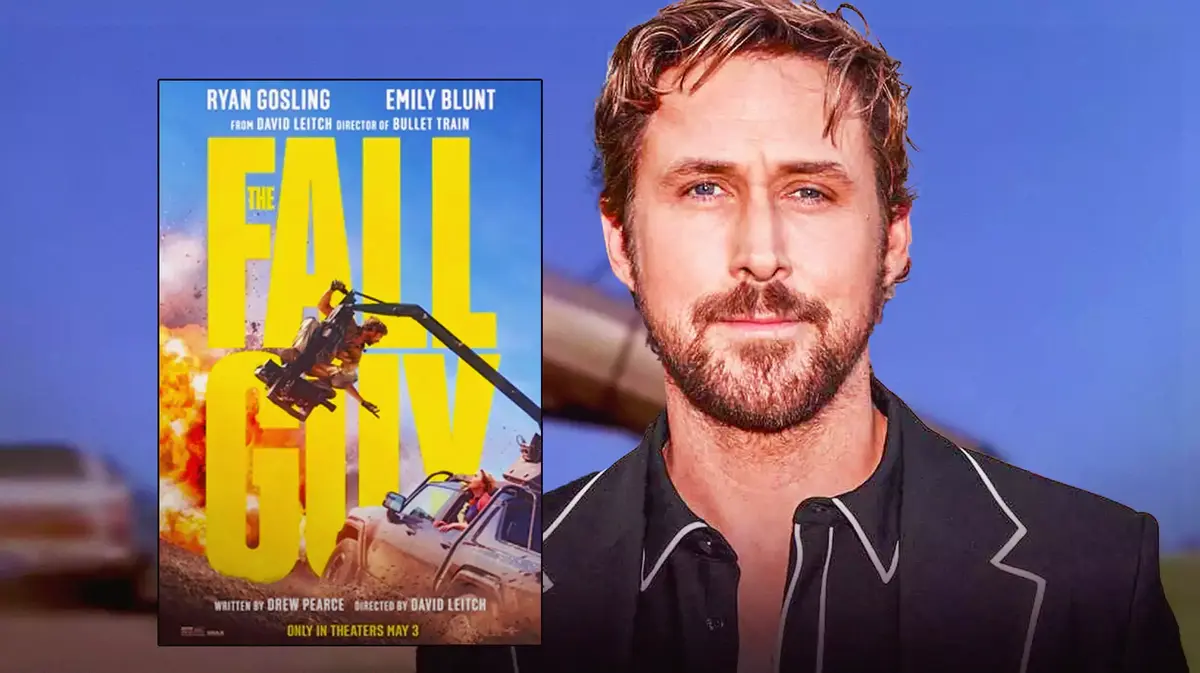 The Fall Guy poster with Ryan Gosling.