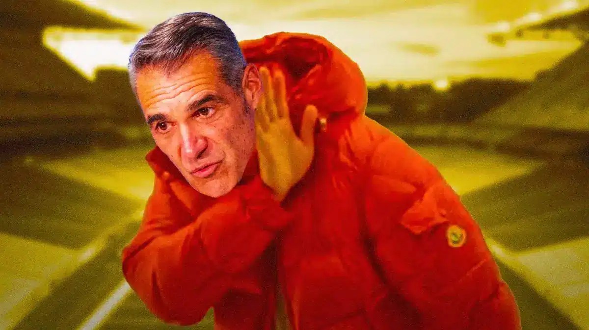 Jay Wright (former Villanova basketball head coach) as the Drake No Meme
