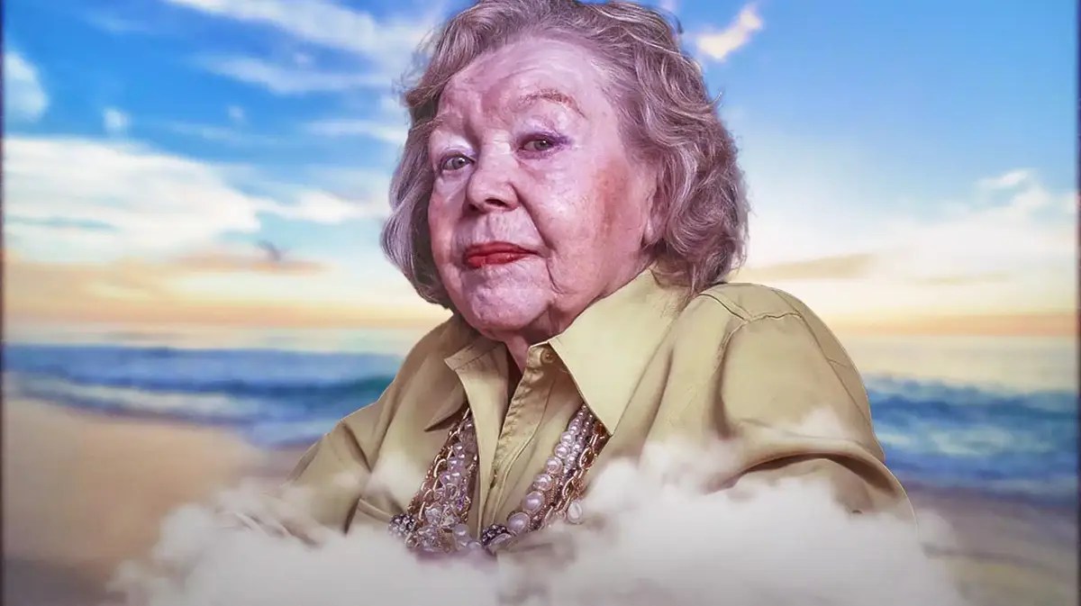 Glynis Johns in heaven.