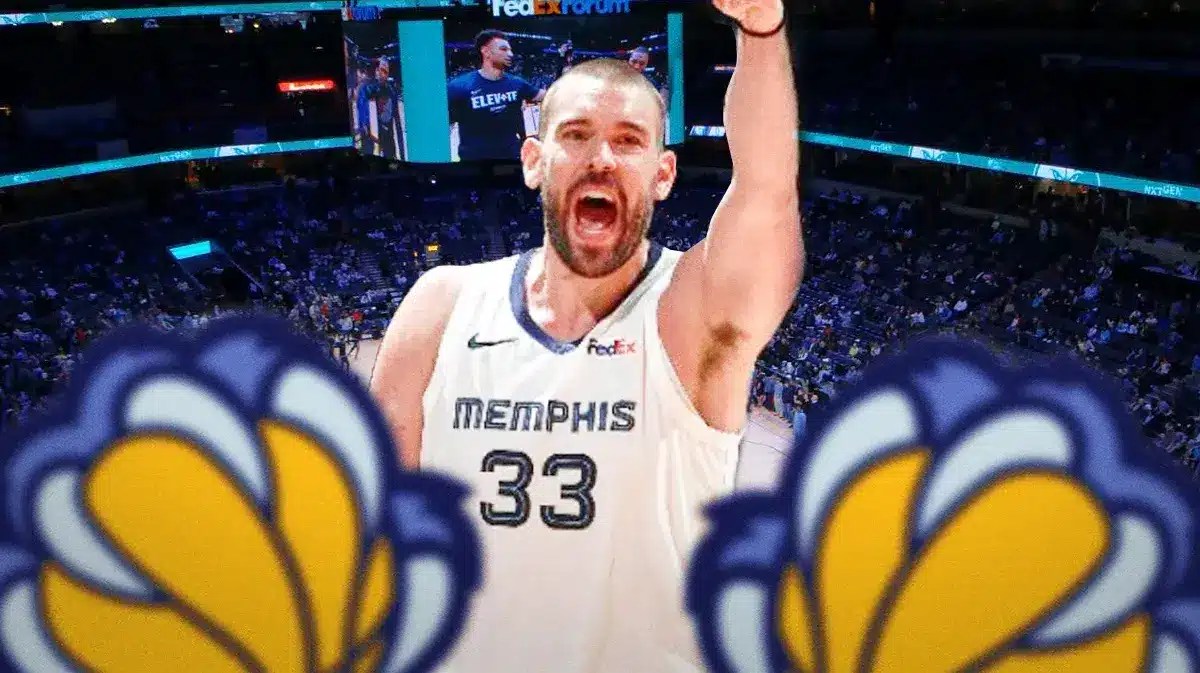 Grizzlies Marc Gasol at FedEx Forum