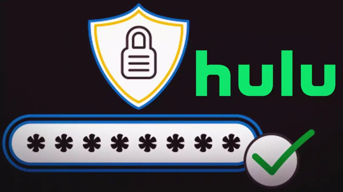 Hulu symbol with password area.