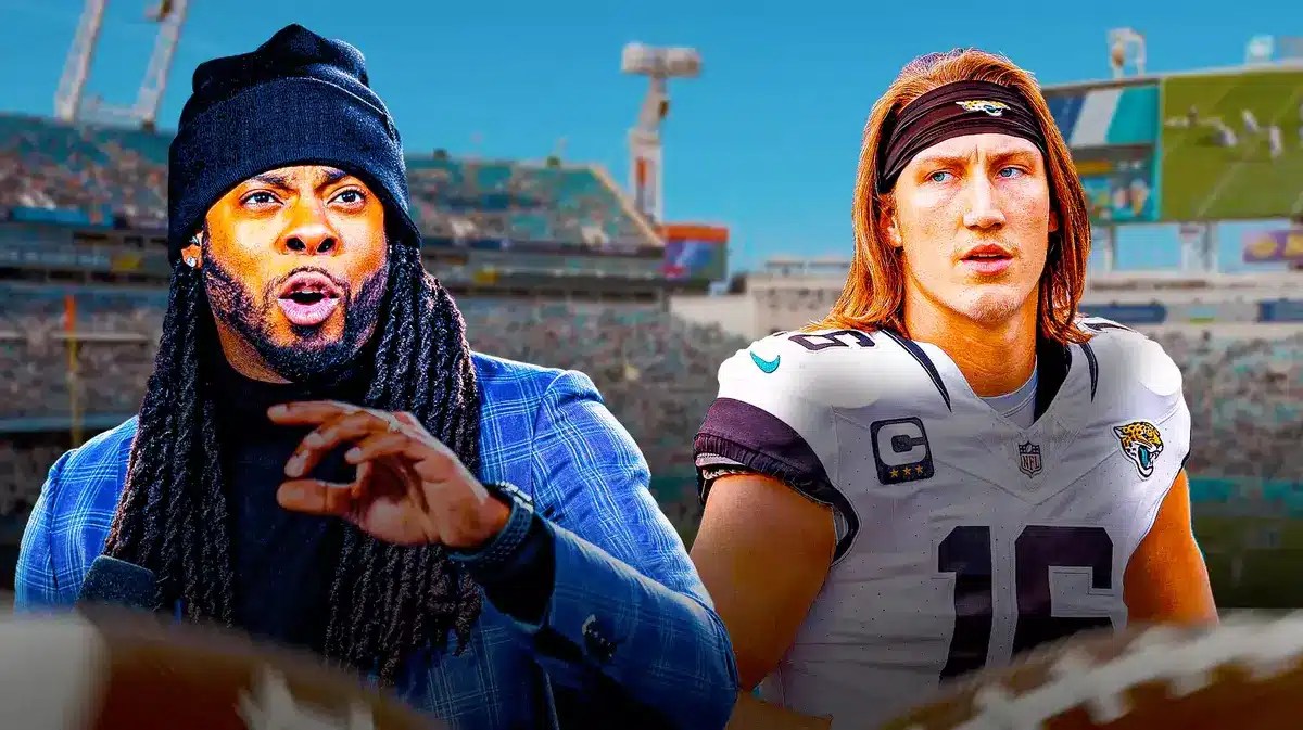 Jaguars Trevor Lawrence and Richard Sherman