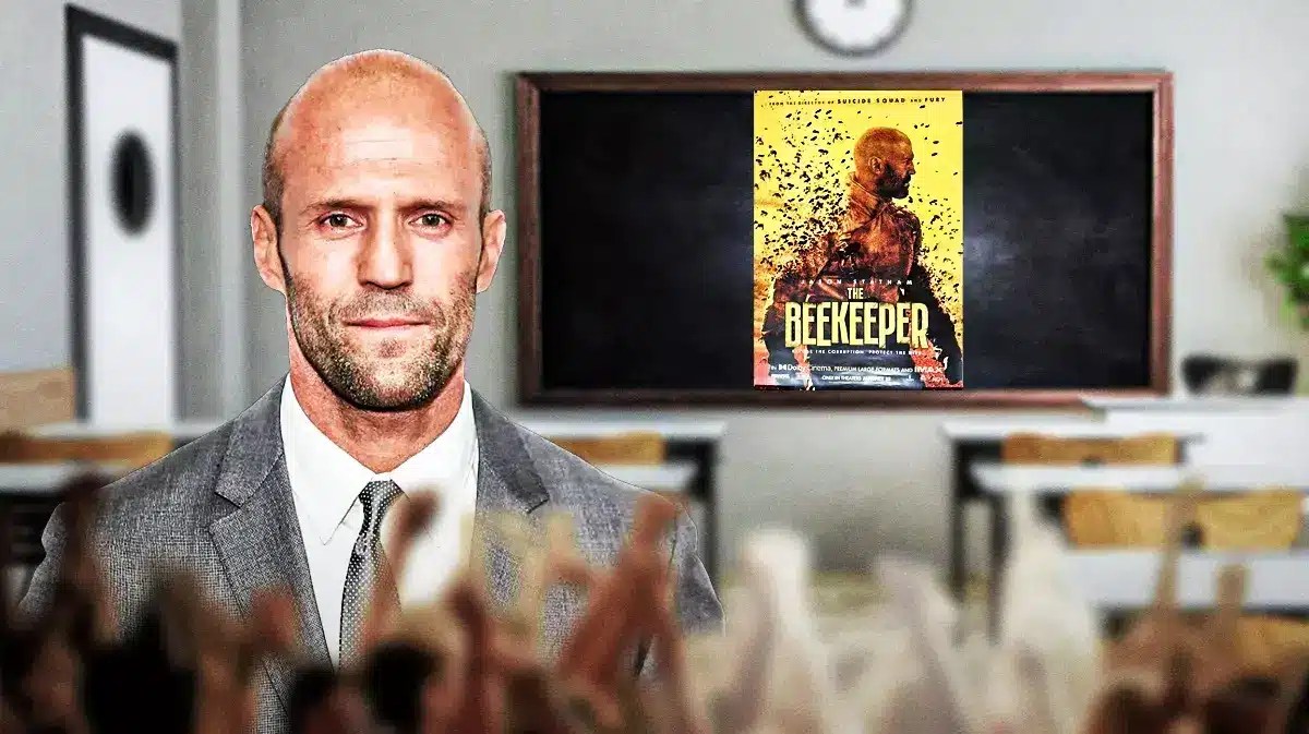 David Ayer said he was "schooled" on action movies by Jason Statham on set for The Beekeeper.