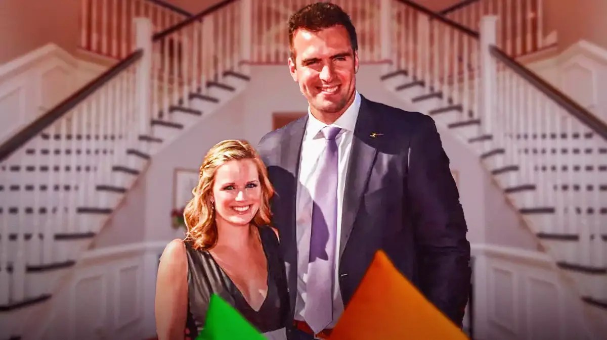 Joe Flacco and wife Dana Grady