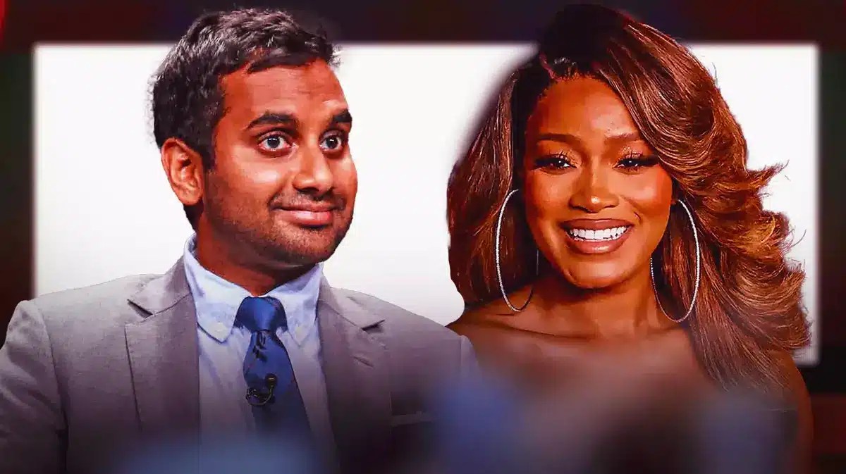 Aziz Ansari and Keke Palmer