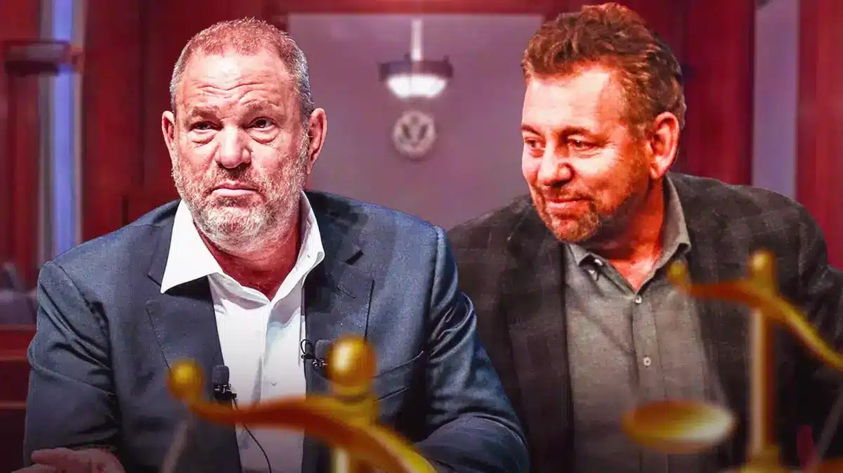 Knicks and Rangers governor James Dolan with Harvey Weinstein during Kellye Croft case