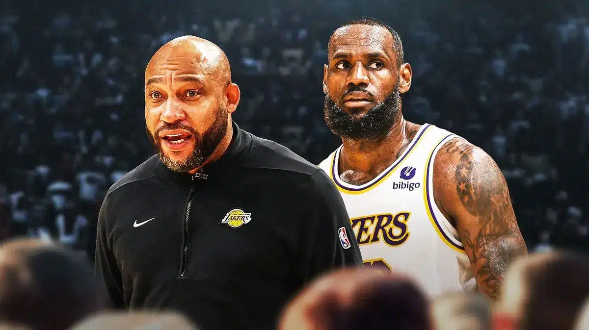 lebron james darvin ham lakers