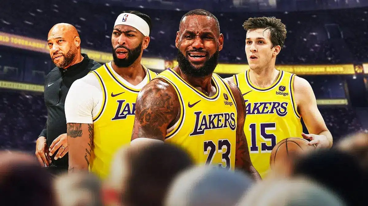 lebron james lakers anthony davis austin reaves