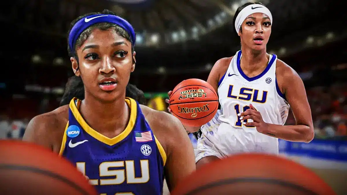 LSU women’s basketball player Angel Reese