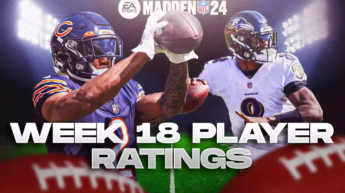 Madden 24 Player Ratings For NFL Week 18 Lamar Jackson Era