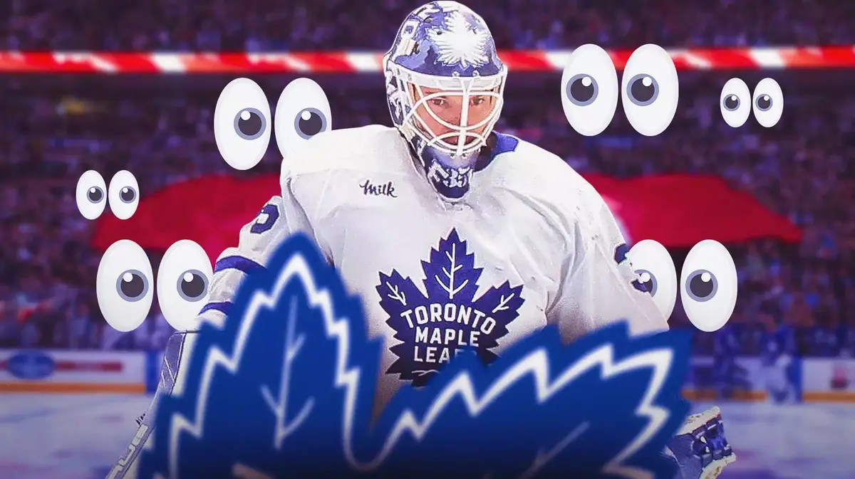 Ilya Samsonov with 👀 (Toronto Maple Leafs)