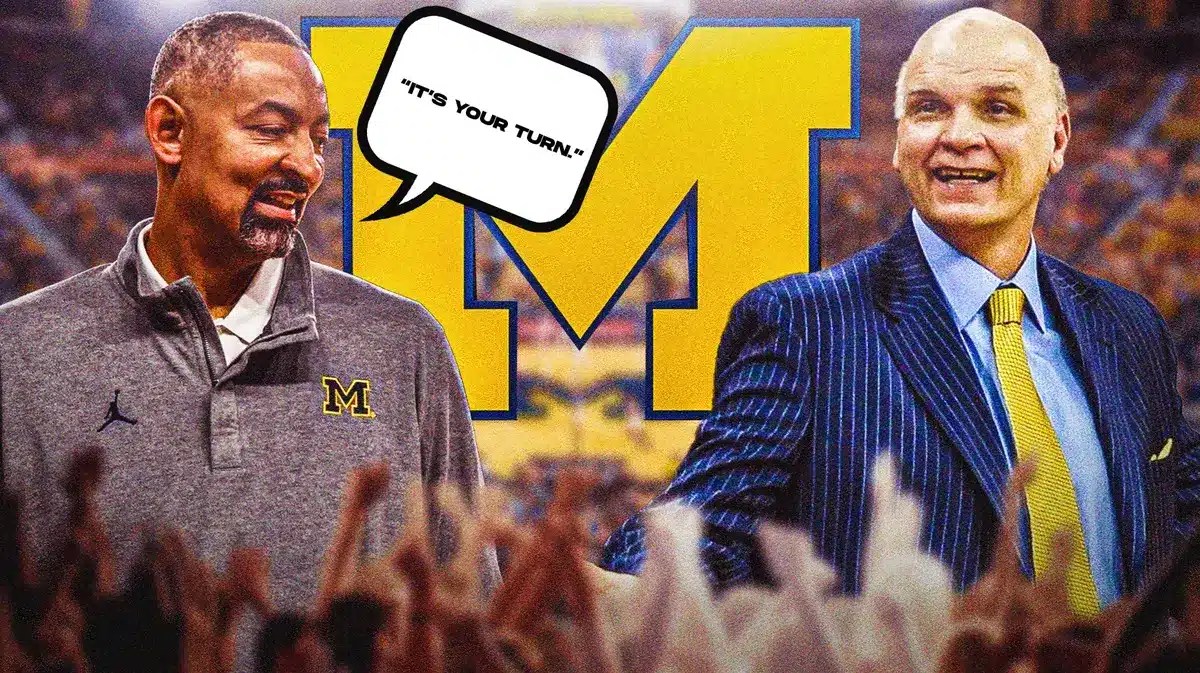 Michigan basketball's Juwan Howard and Phil Martelli