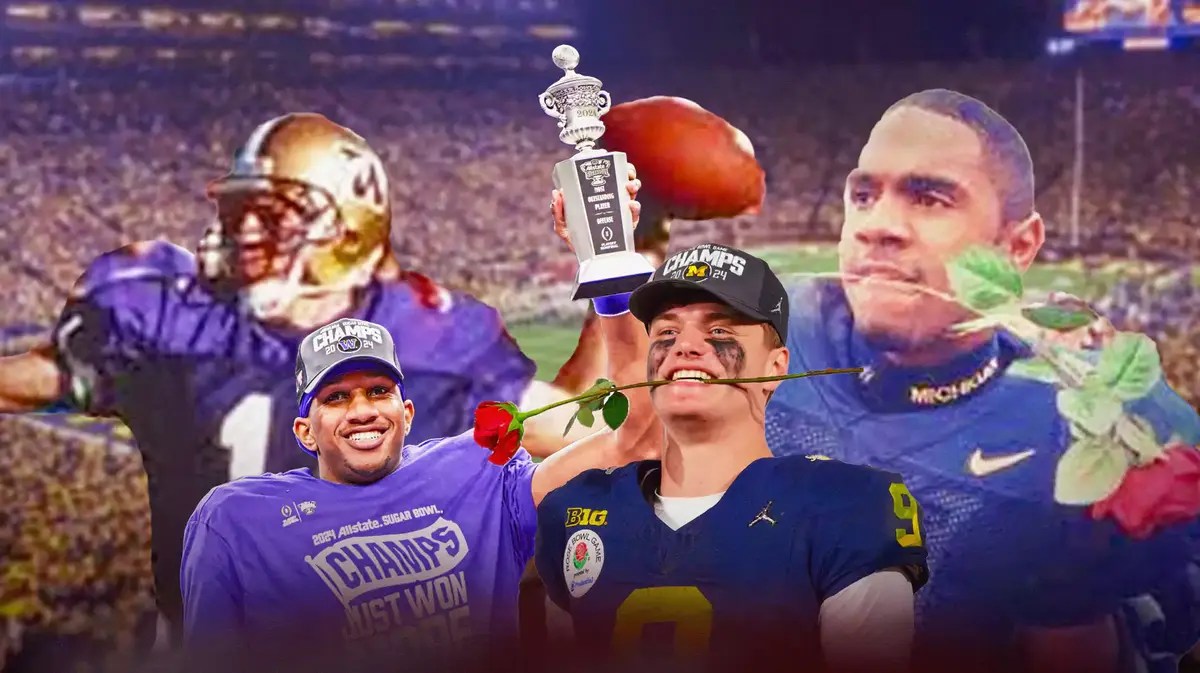 Washington football national title, Michigan national title, Michael Penix Jr., JJ McCarthy, College Football Playoff national championship