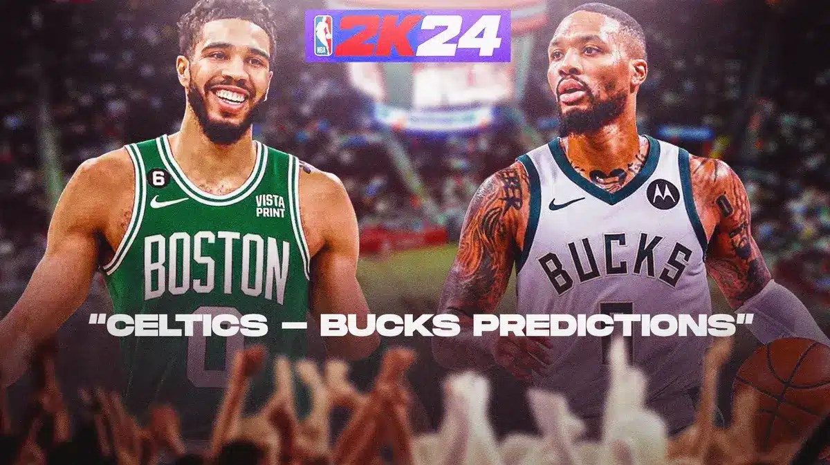NBA 2K24 Simulates - Celtics at Bucks Predictions - Tatum Explodes