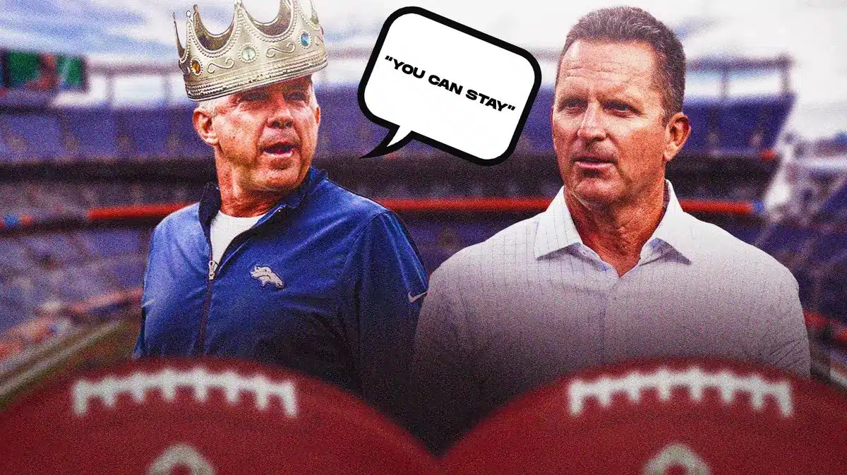 Broncos general manager George Paton and head coach Sean Payton