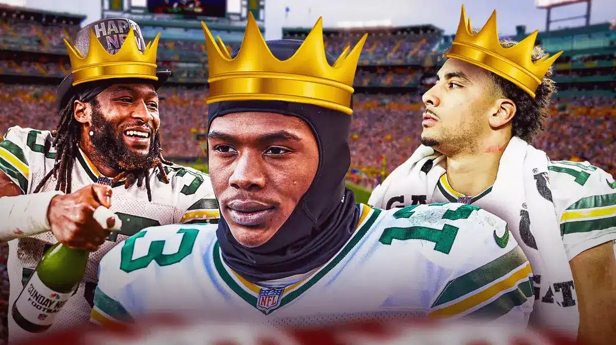 Packers Matt LaFleur mentees Jordan Love, Aaron Jones, and Dontayvion Wicks after win over Bears