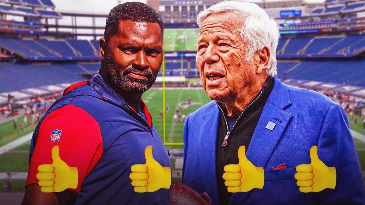 Patriots' Jerod Mayo, Robert Kraft, 4 thumbs-up emojis