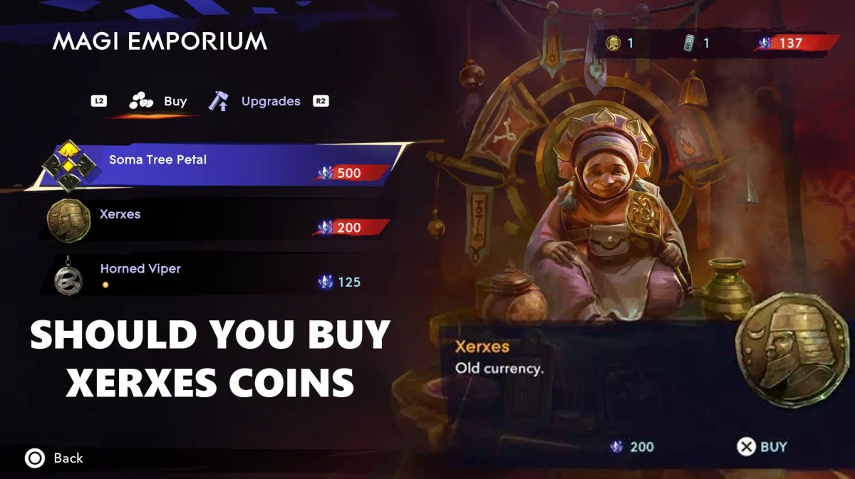 Prince of Persia The Lost Crown Magi Emporium for Xerxes Coins