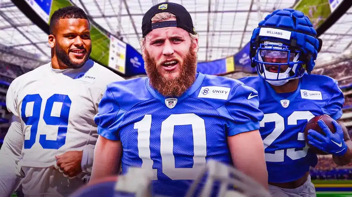 Rams' Aaron Donald, Cooper Kupp and Kyren Williams