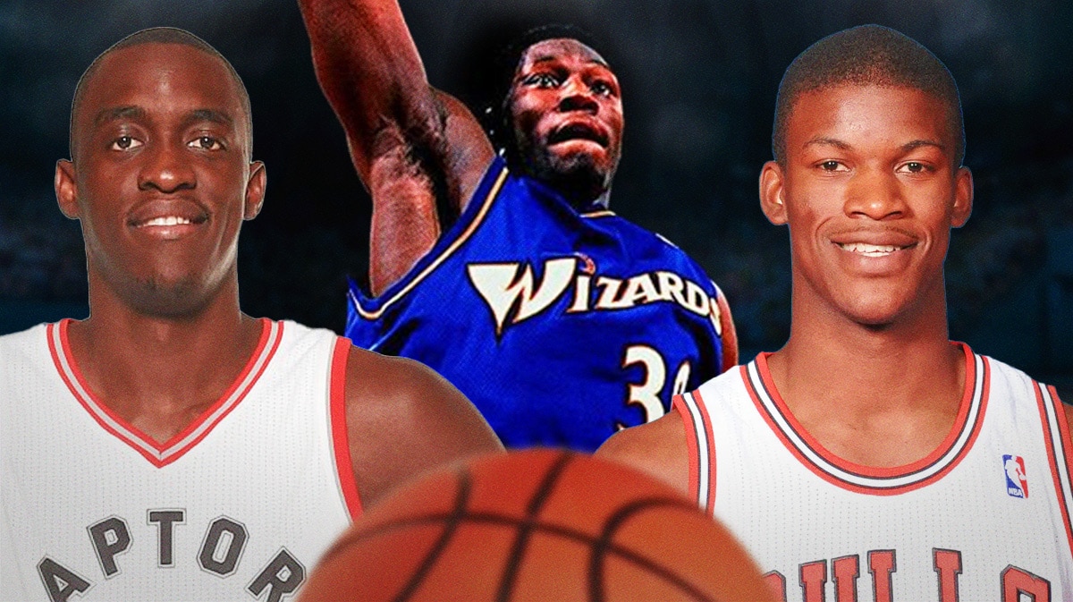 Pascal Siakam, Ben Wallace and Jimmy Butler.