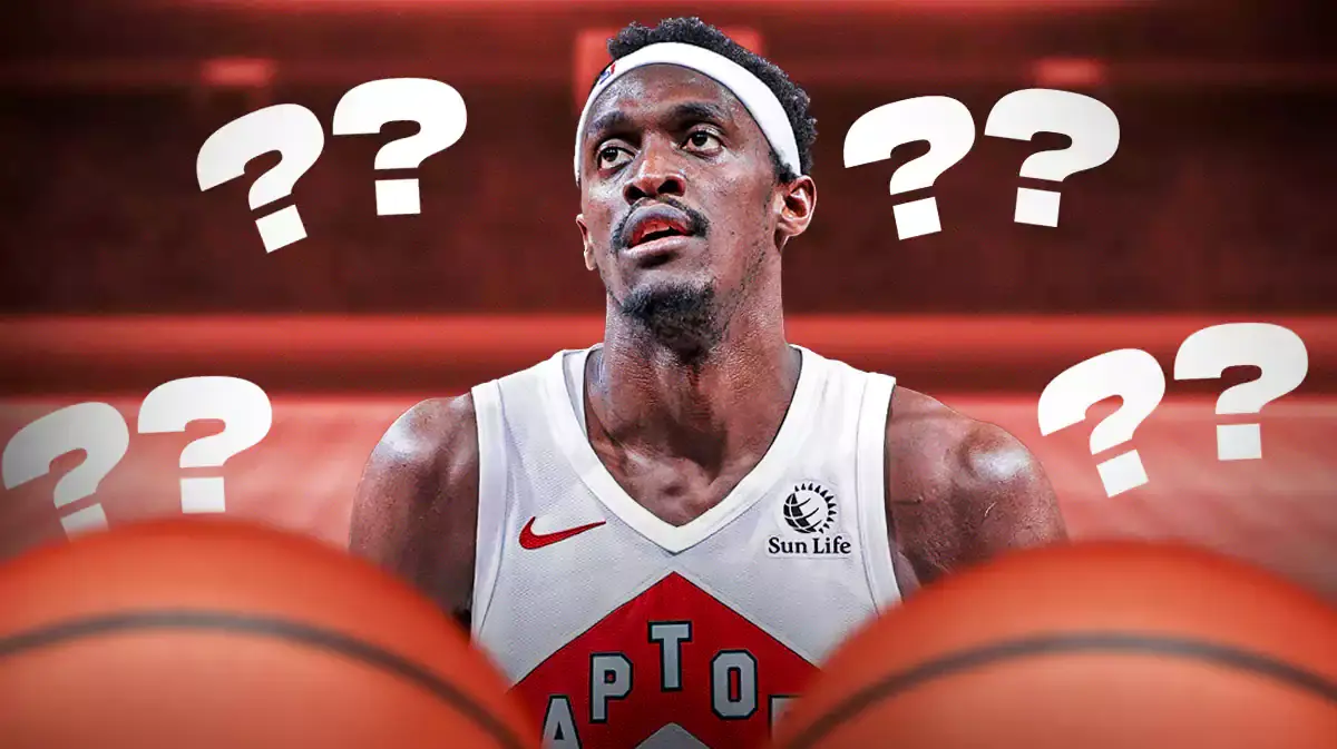 Pascal Siakam with question marks around him [Raptors]