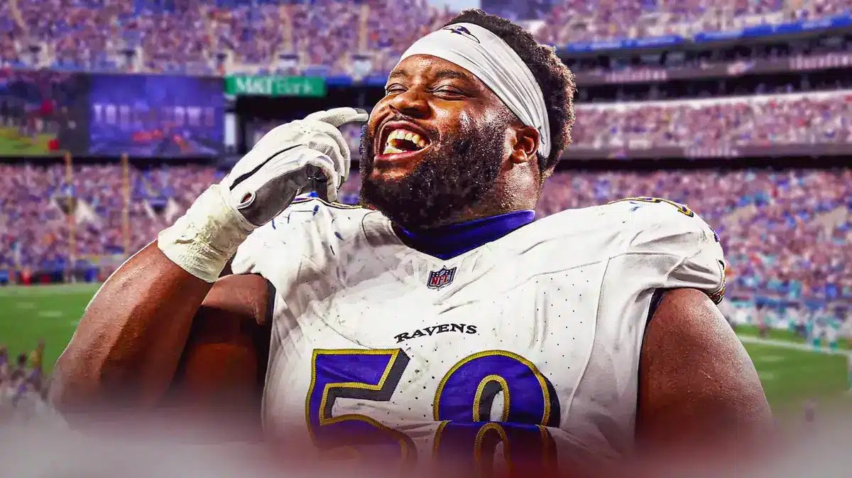 Ravens defensive tackle Michael Pierce