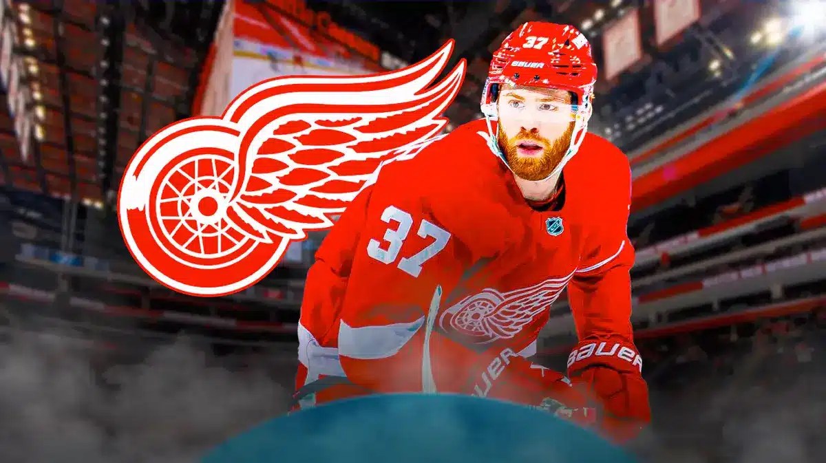 Red Wings star J.T. Compher after losing to the Hurricanes.