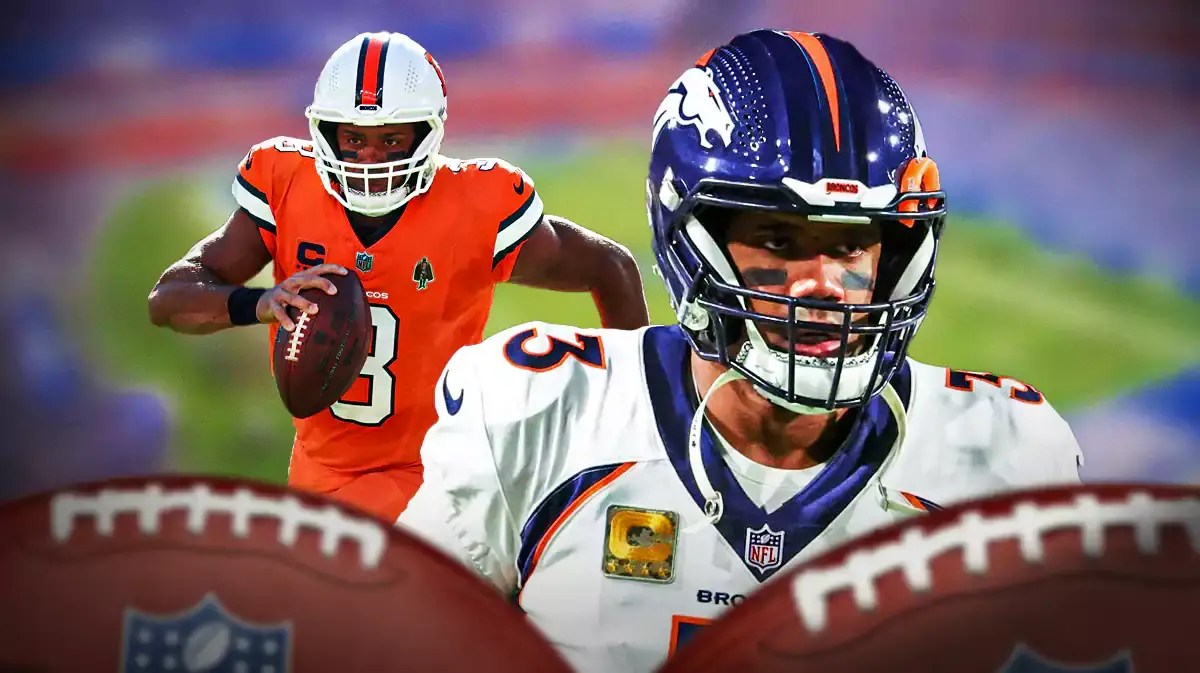 Pics of Russell Wilson as quarterback of the Denver Broncos