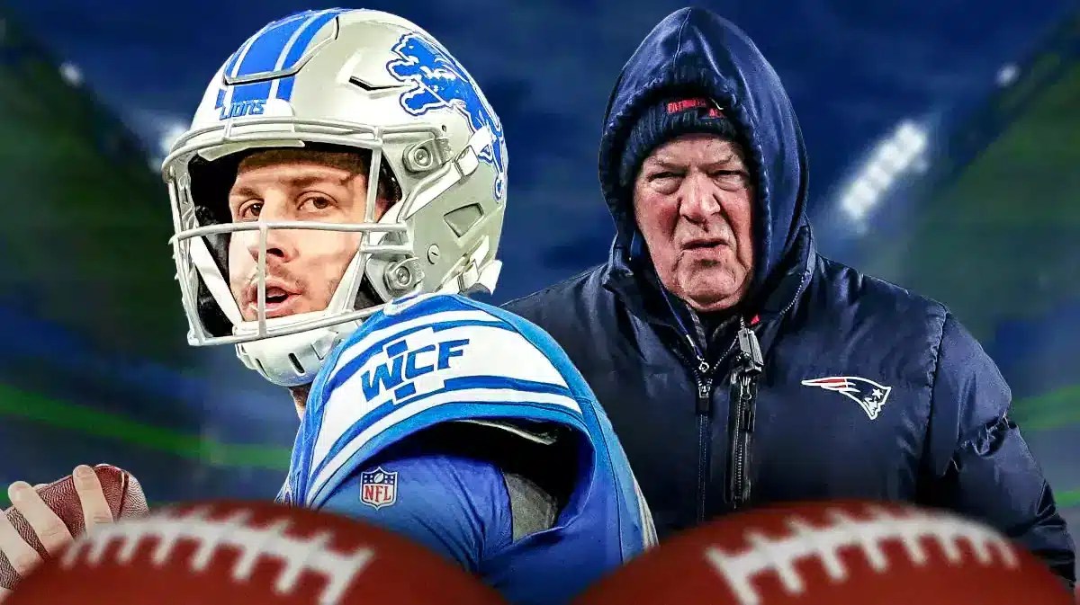 Jared Goff and Bill Belichick