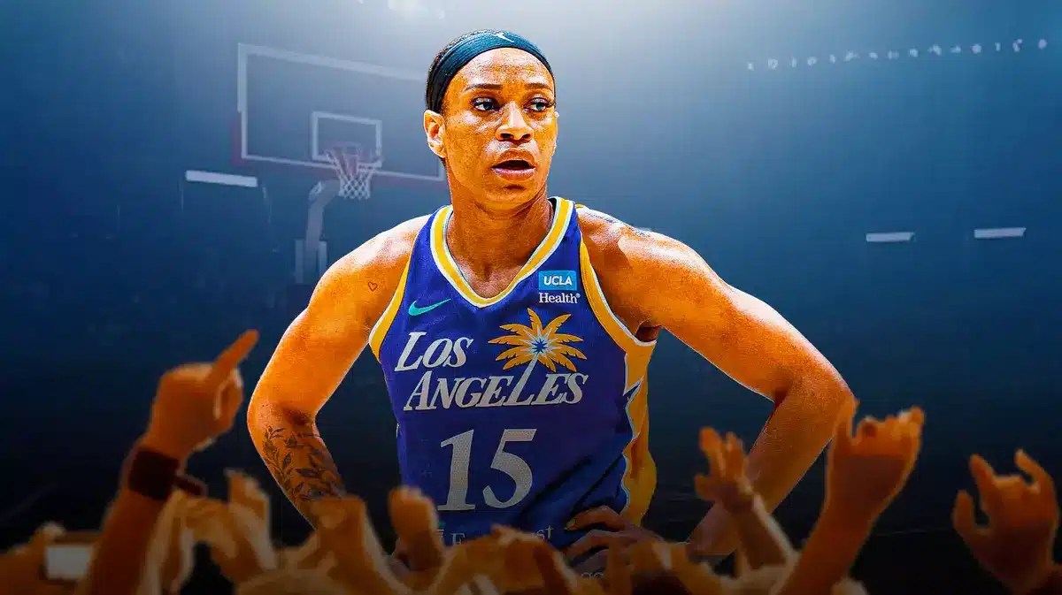 Los Angeles Sparks player Jasmine Thomas