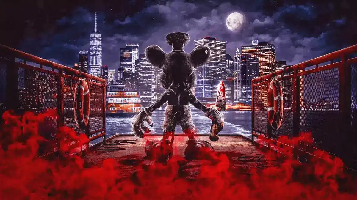 Mickey Mouse as a horror character.