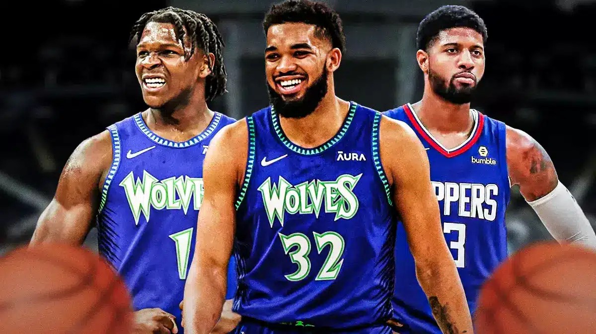 Karl-Anthony Towns, Anthony Edwards, Paul George