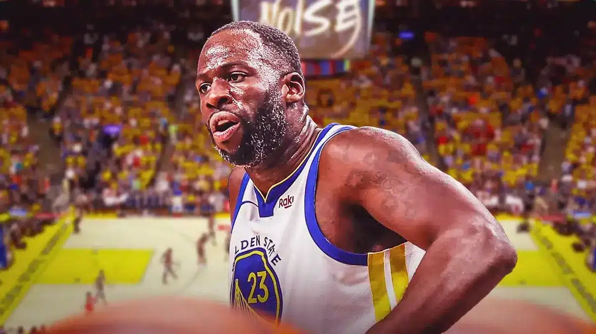 Golden State Warriors forward Draymond Green with serious expression