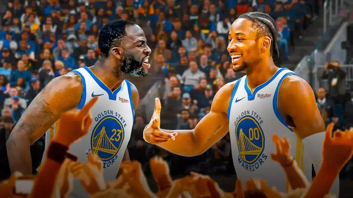 Warriors' Draymond Green and Jonathan Kuminga