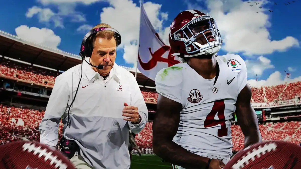 Nick Saban, Jalen Milroe, Rose Bowl