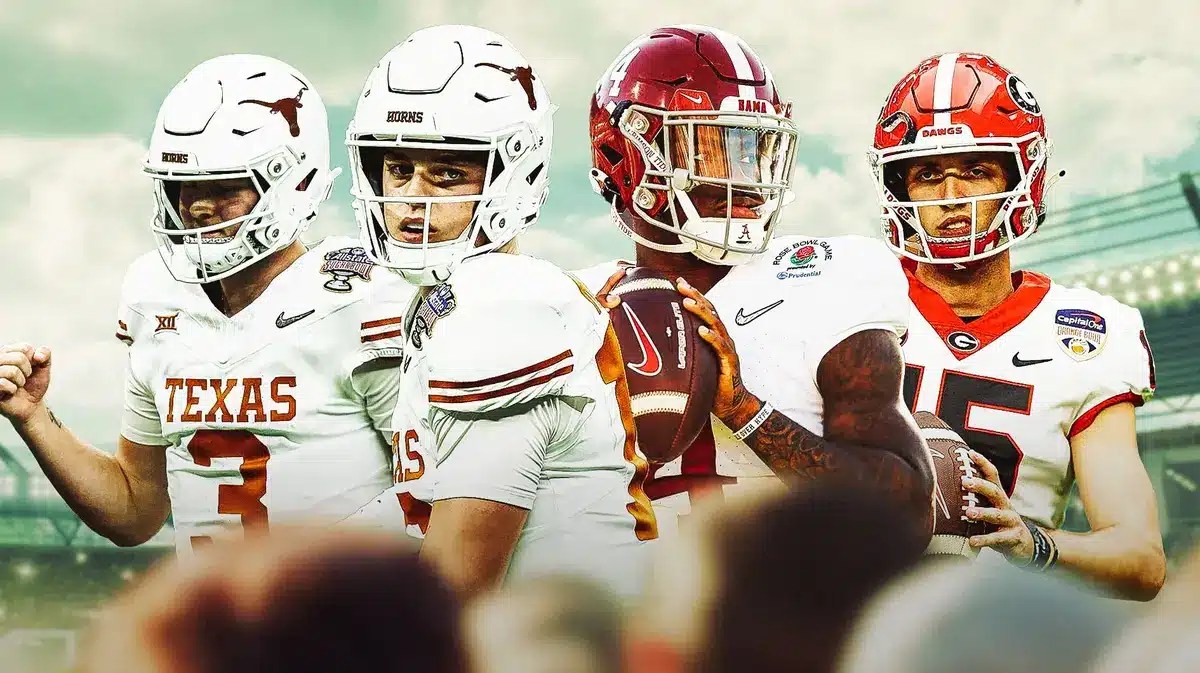 Arch Manning, Quinn Ewers, Jalen Milroe, Carson Beck, college football quarterbacks