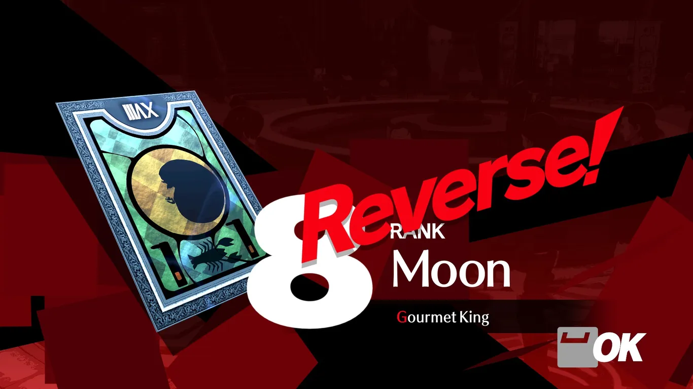 There is an unavoidable Reverse Card in the Gourmet King Social Link in Persona 3 Reload.