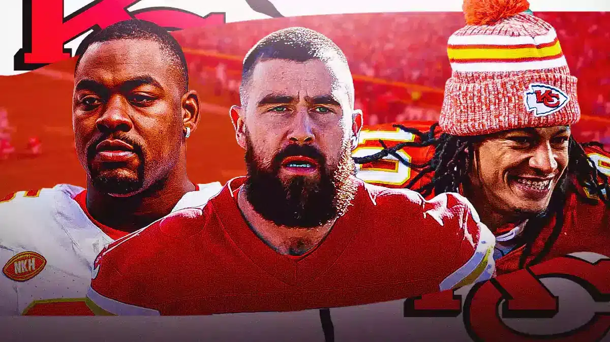Travis Kelce, Isiah Pacheco and Chris Jones all have key matchups in Super Bowl 58