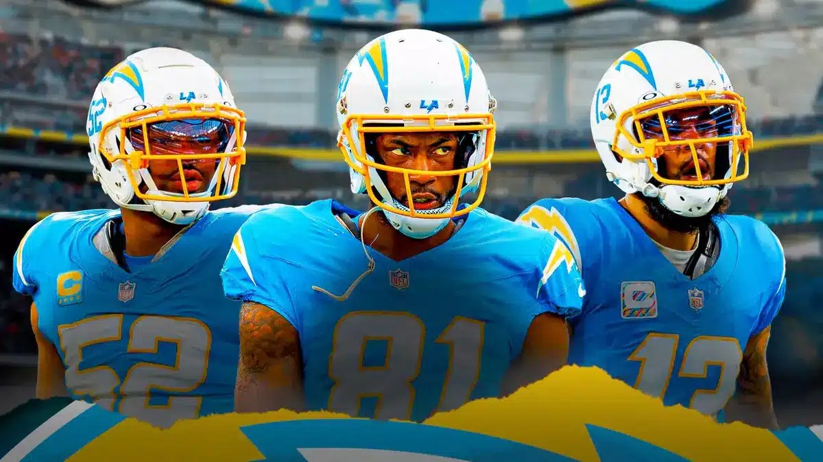 Mike Williams, Keenan Allen, and Khalil Mack